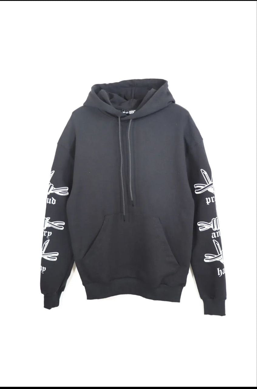 Felpa Sleeve Statement Hoodie