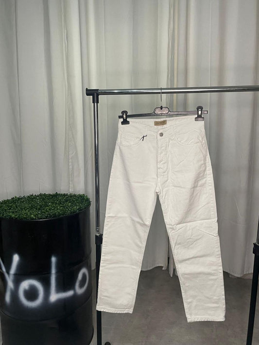 Jeans total white